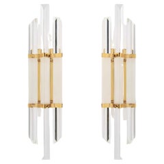 1970 Pair of Murano Sconces for Venini