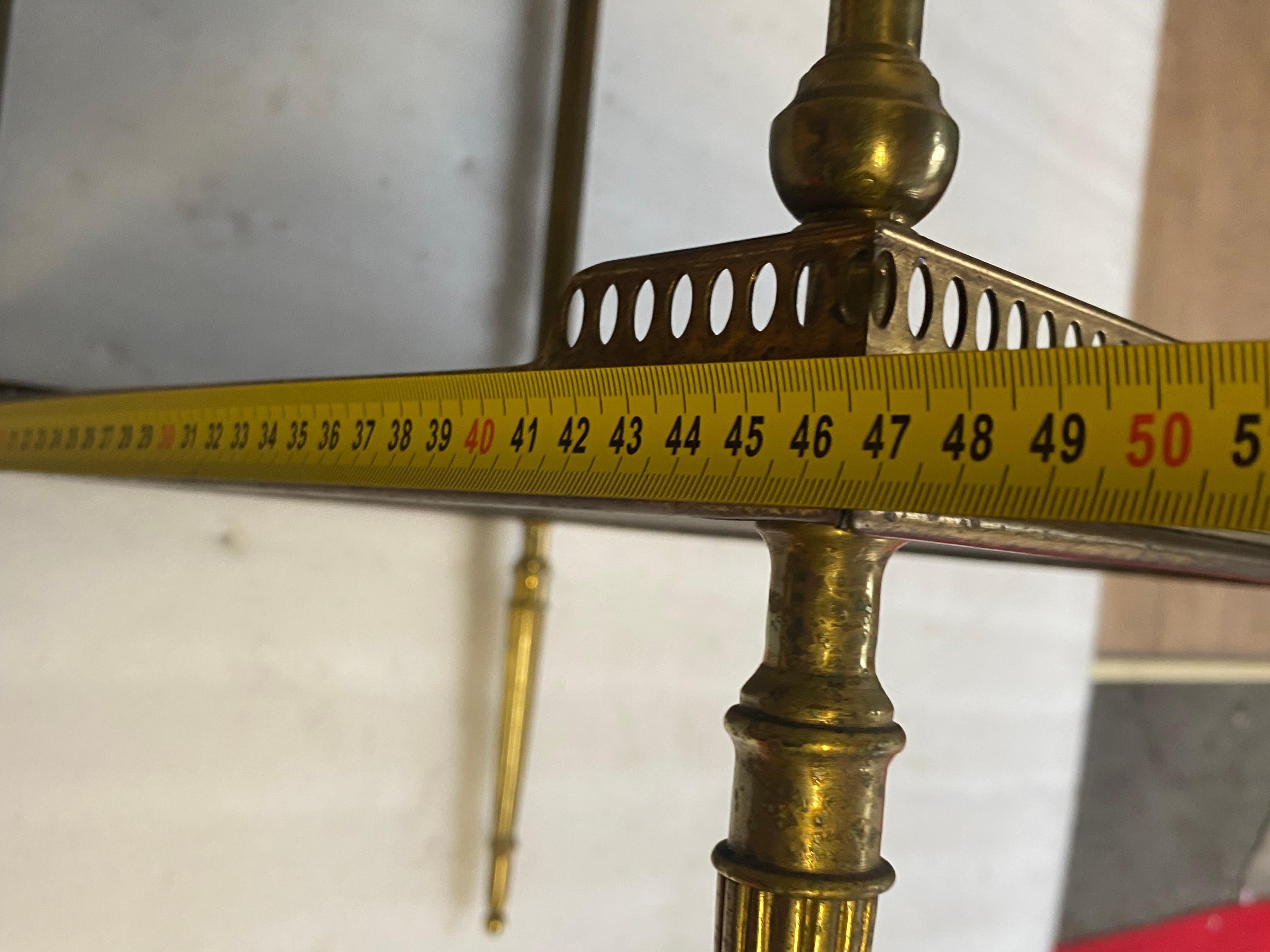 1970′ Pair of Rectangular Bronze Side Tables Maison Jansen Chinese Lacquer Trays For Sale 1