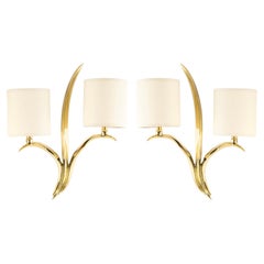 1970 Pair of Sconces Maison Roche