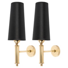 1970 Pair of wall lamps by Maison Roche