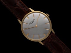 1970 Patek Philippe Vintage Mens Handwound Ref. 3468 18K Gold Dress Watch