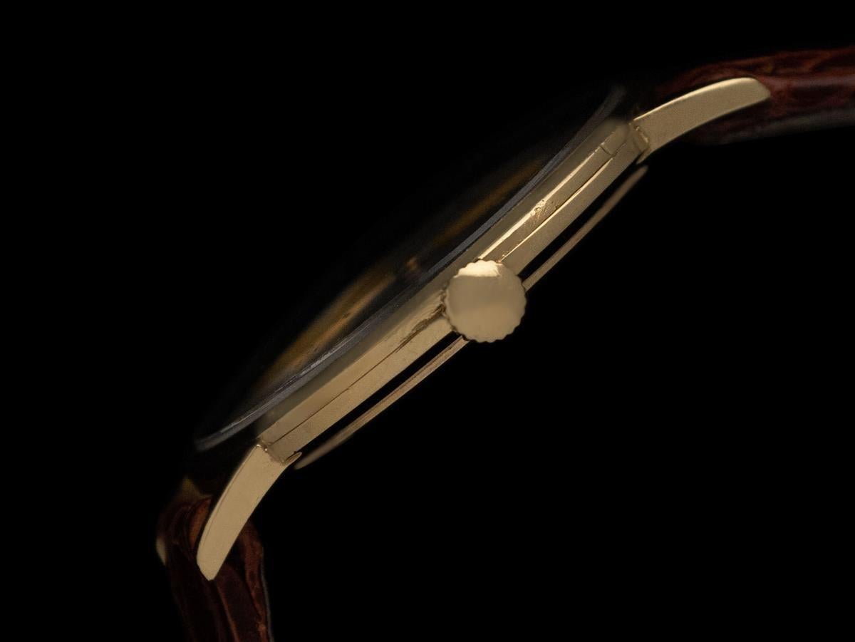 De los hombres 1970 Patek Philippe Vintage Reloj de Caballero de cuerda manual Ref. 3468 Reloj de vestir de oro de 18 quilates en venta