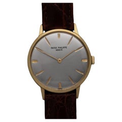 1970 Patek Philippe Vintage Mens Handwound Ref. 3468 18K Gold Dress Watch