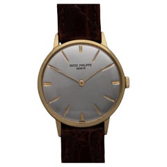 1970 Patek Philippe Vintage Mens Handwound Ref. 3468 18K Gold Dress Watch
