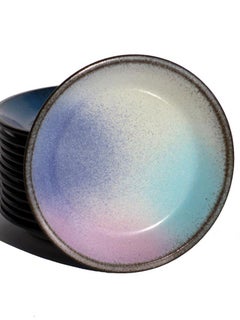 1970 Pino Castagna Italian Ceramic Set of 12 Plates