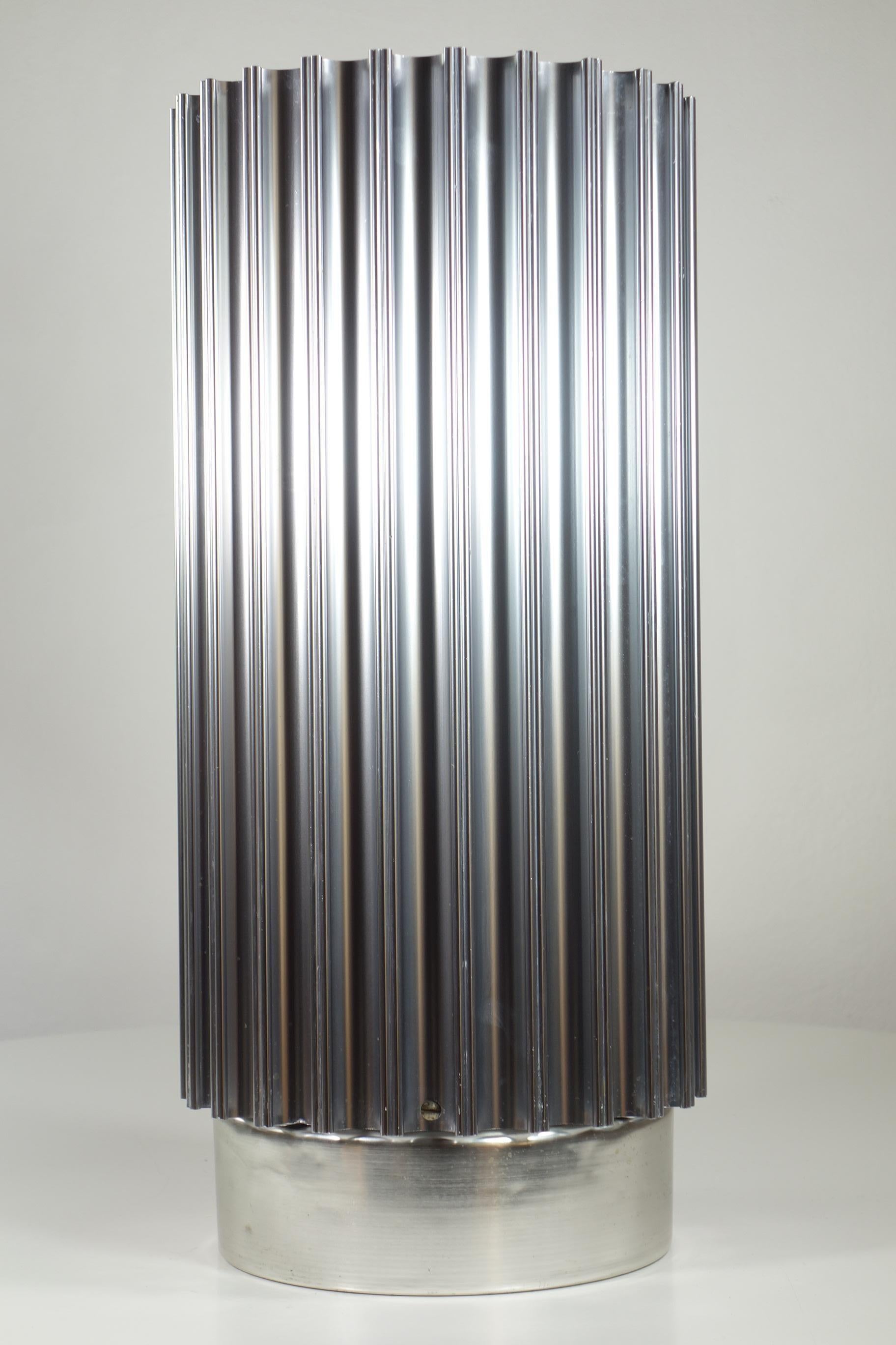 1970 Ronchetti Porro Italian Space Age Design Steel Umbrella Stand For Sale 2