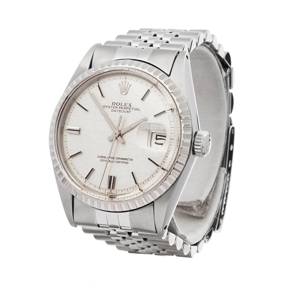 1970 Rolex Datejust Stainless Steel 1603 Wristwatch 1