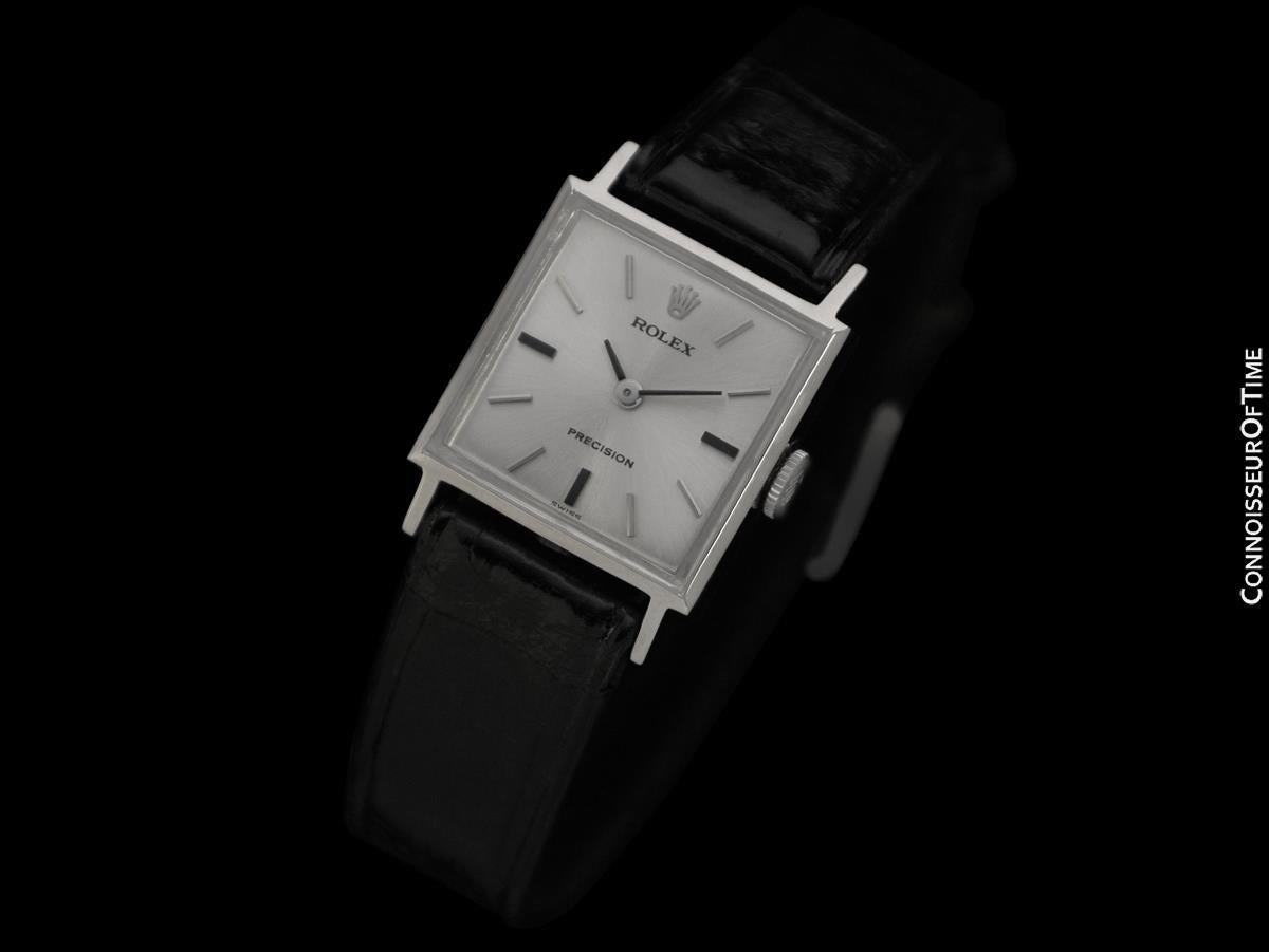 1970 Rolex Precision Pre-Cellini Vintage Ladies Watch, Ref. 2611 - SS In Good Condition In Suwanee, GA