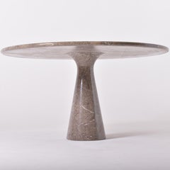 1970 Round Marble Table, by Angelo Mangiarotti for Skipper