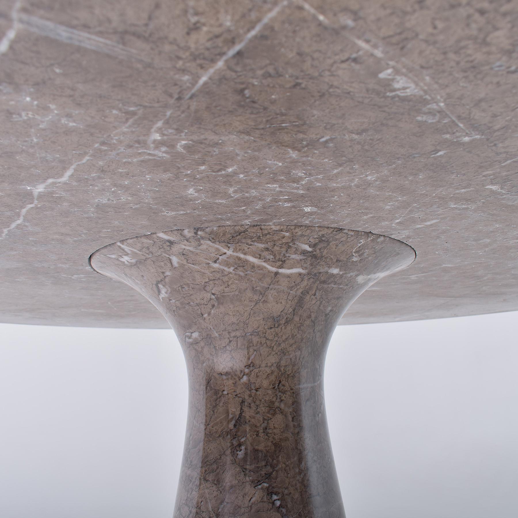Post-Modern 1970 Round Marble Table, by Angelo Mangiarotti for Skipper