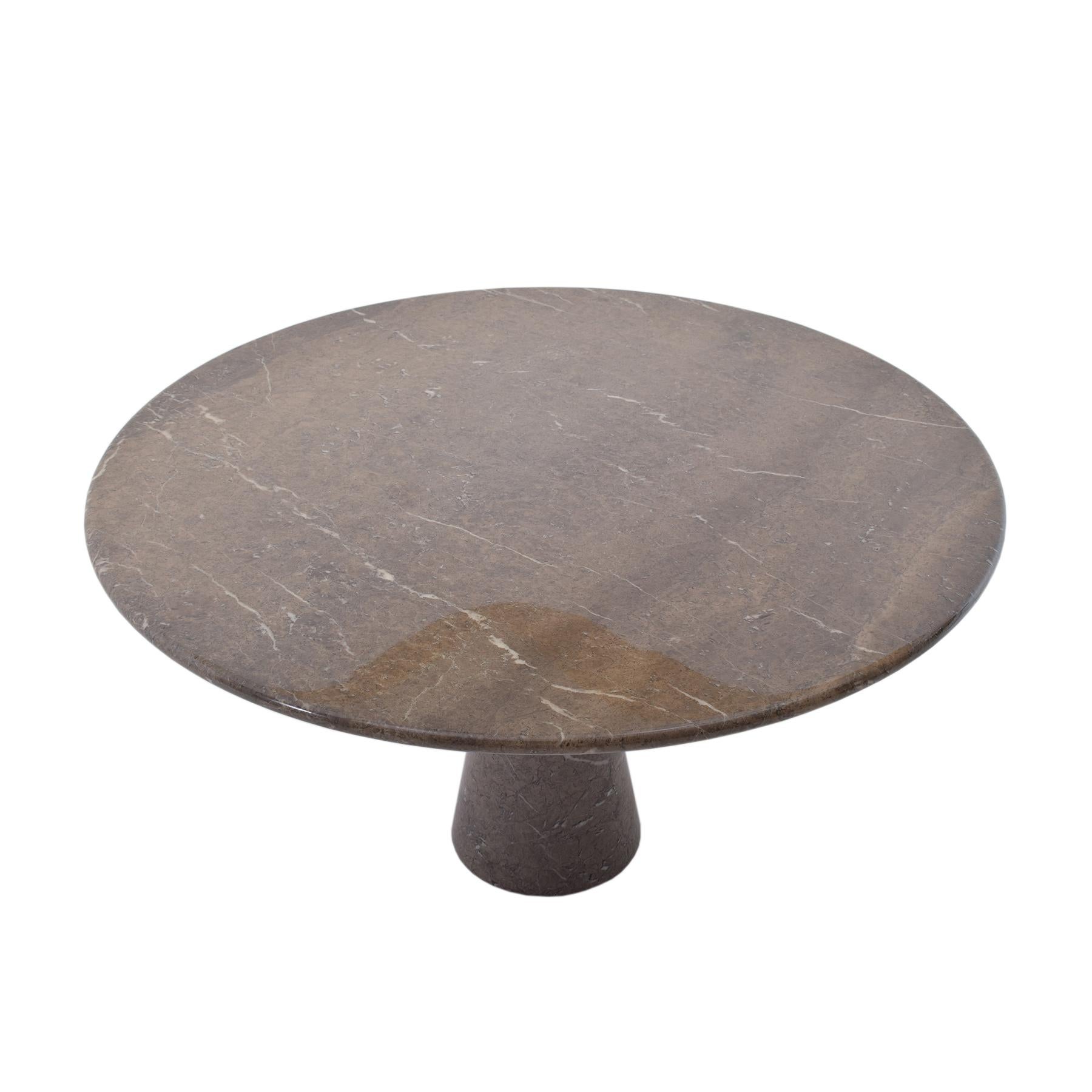 Late 20th Century 1970 Round Marble Table, by Angelo Mangiarotti for Skipper