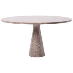 1970 Round Marble Table, by Angelo Mangiarotti for Skipper