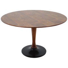 1970 Round Teak Dining Table