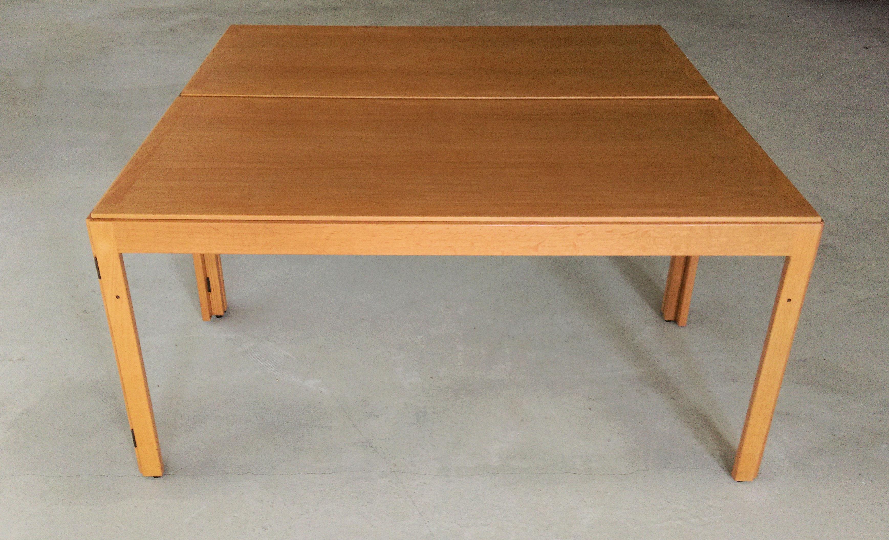 Danish 1970s Borge Mogensen Refinished Folding Conference / Dining Tables in Oak For Sale