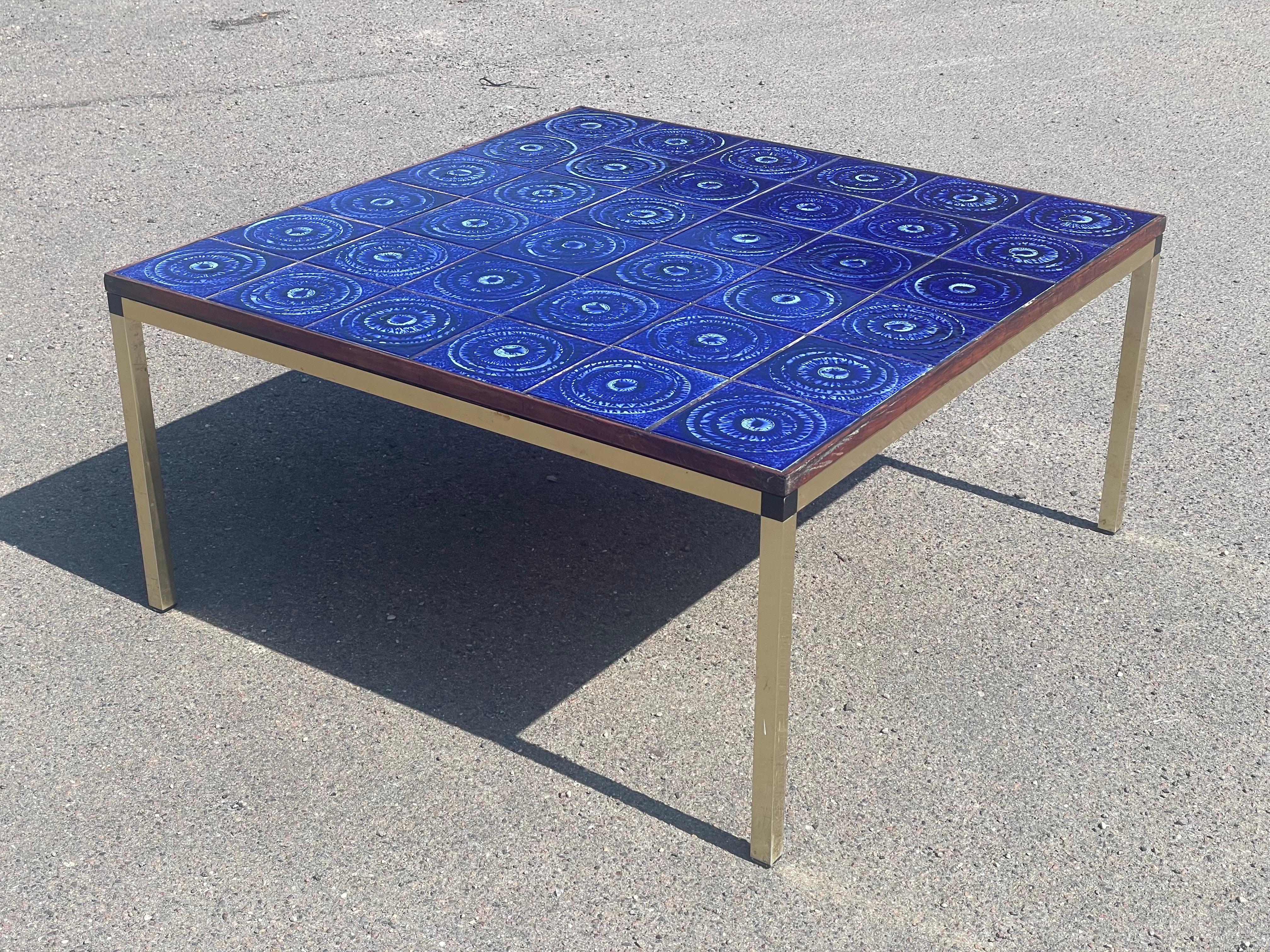 1970´s mid-century modern Danish ceramic table For Sale 6