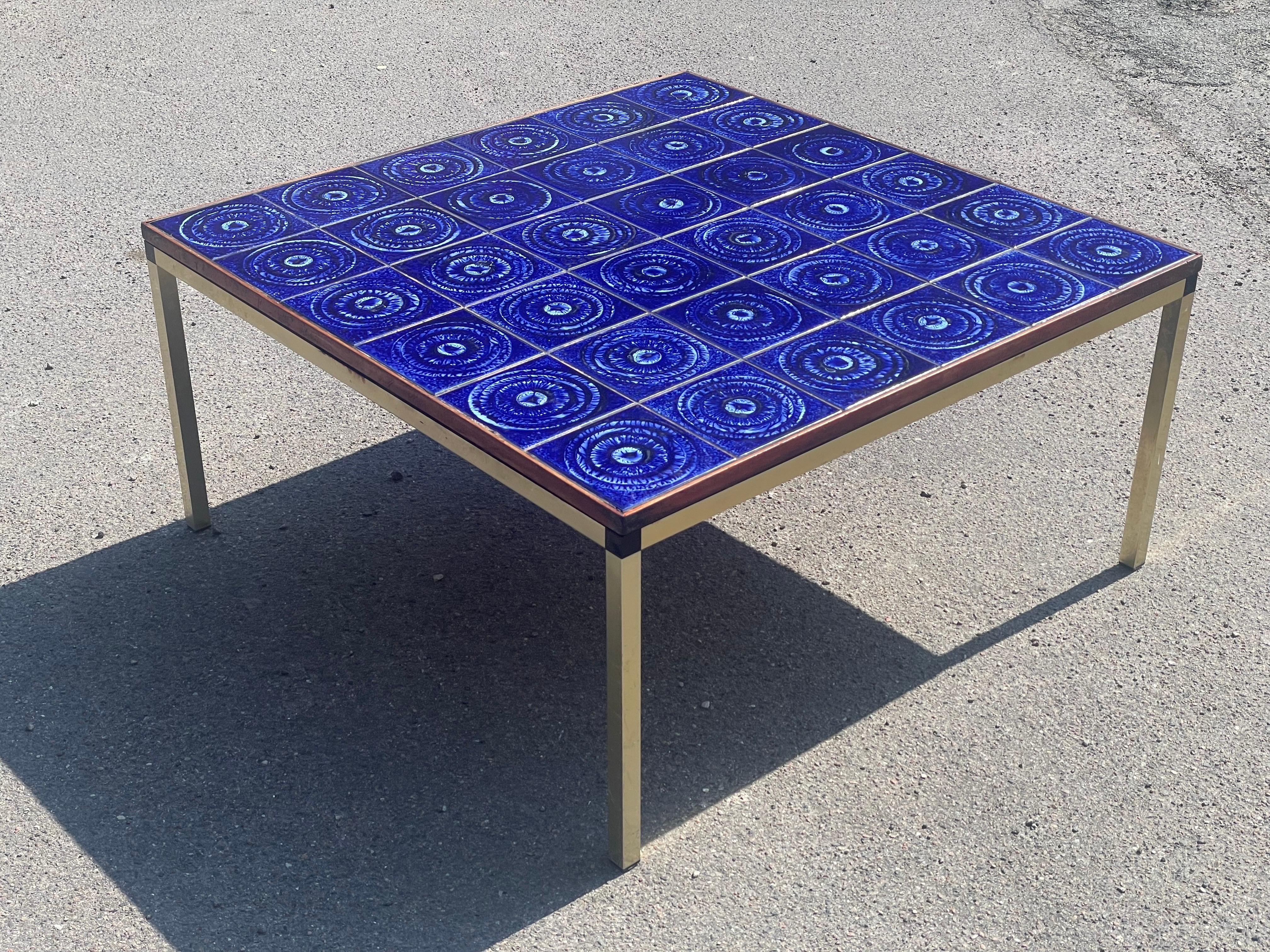 Mid-Century Modern 1970´s mid-century modern Danish ceramic table For Sale