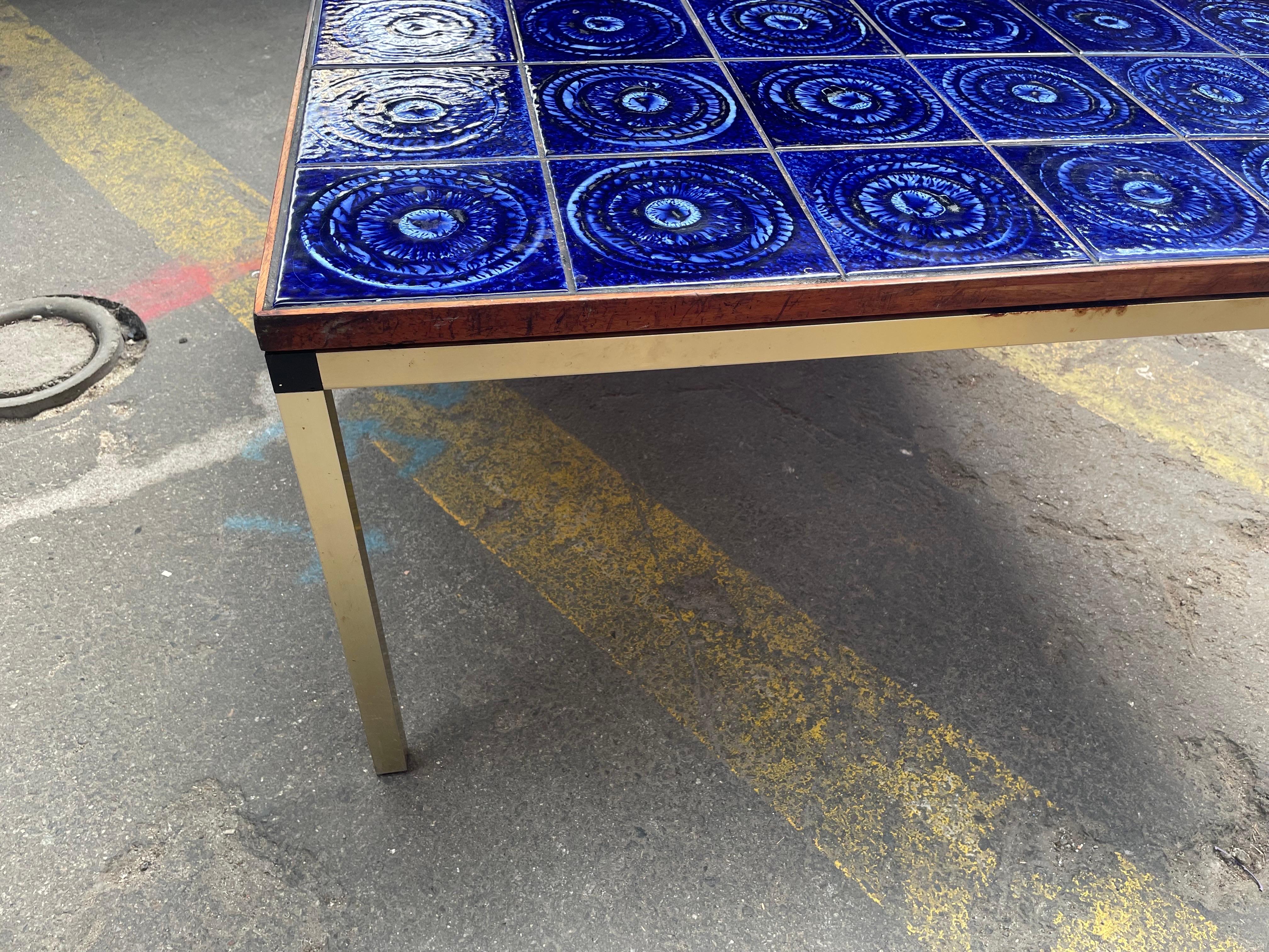 1970´s mid-century modern Danish ceramic table For Sale 3