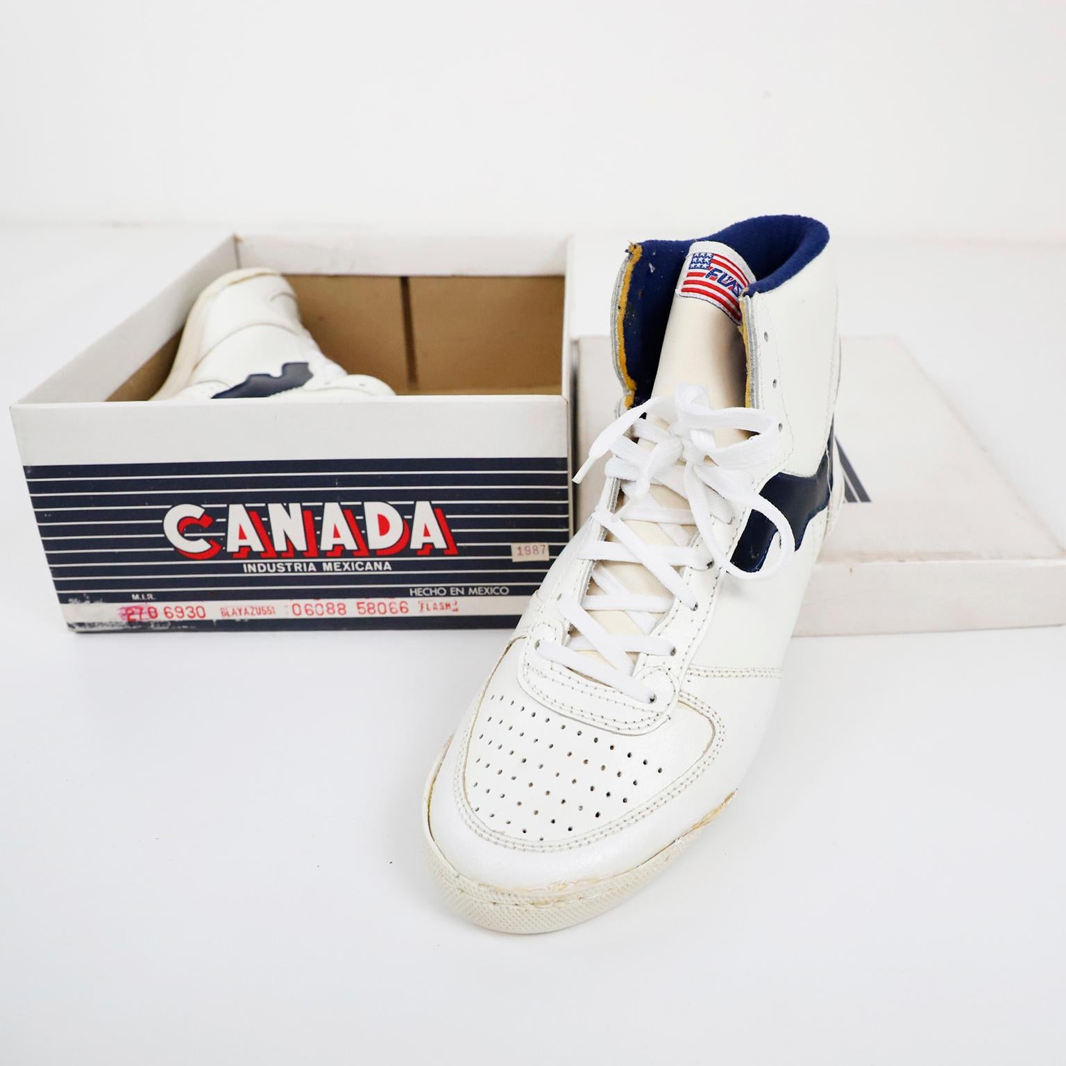 Other Pair of Canada Sneakers Never Used, 1970s For Sale