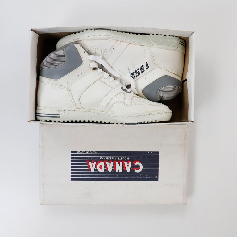 1970s Pair of Canada Sneakers Never Used For Sale at 1stDibs | brooks  transition high tops, basketball shoes 1970s, 1970s basketball shoes