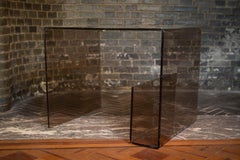 1970 s sidetable in plexiglass, made by Roche Bobois