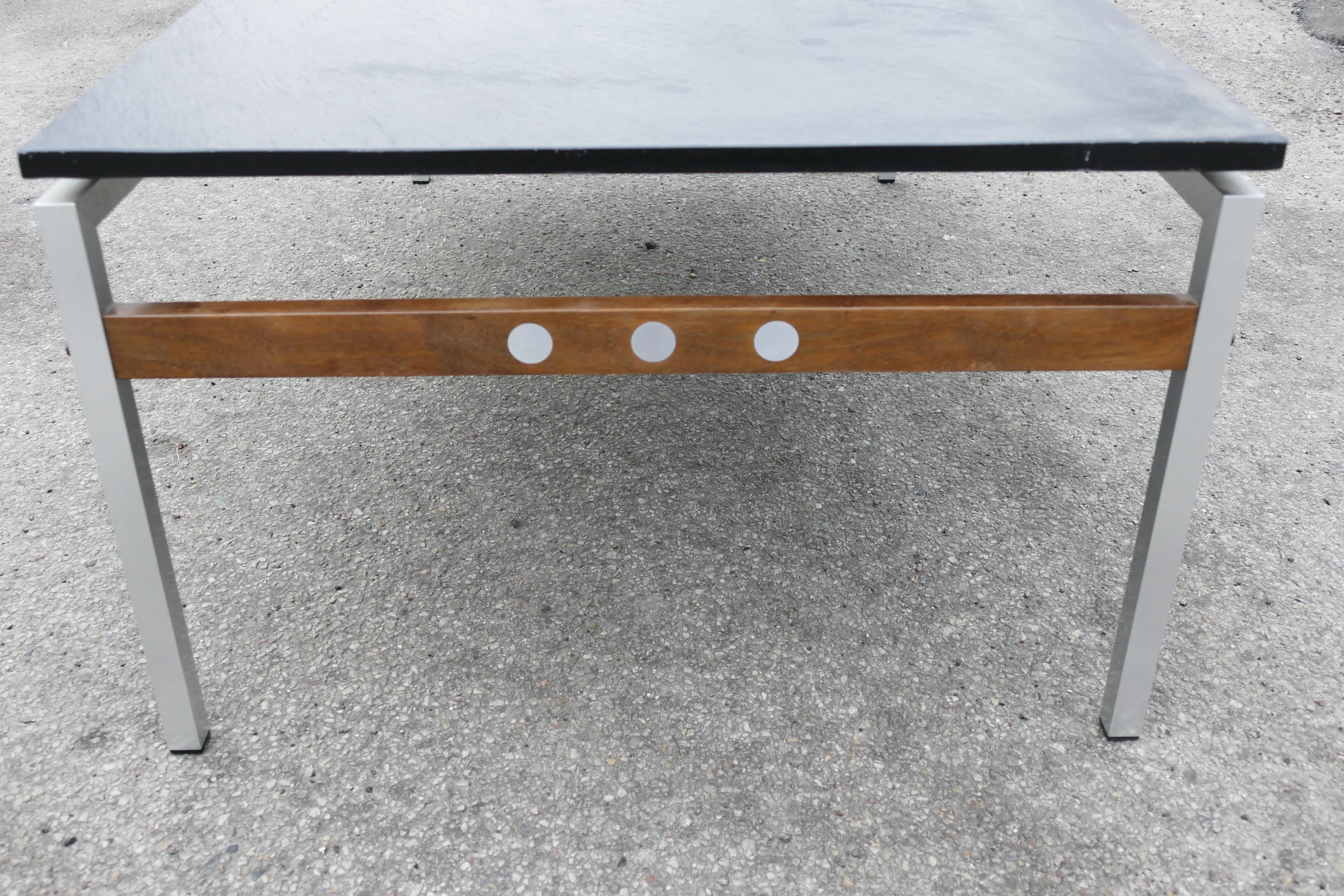 Danish 1970s Slate Table with Unique Features