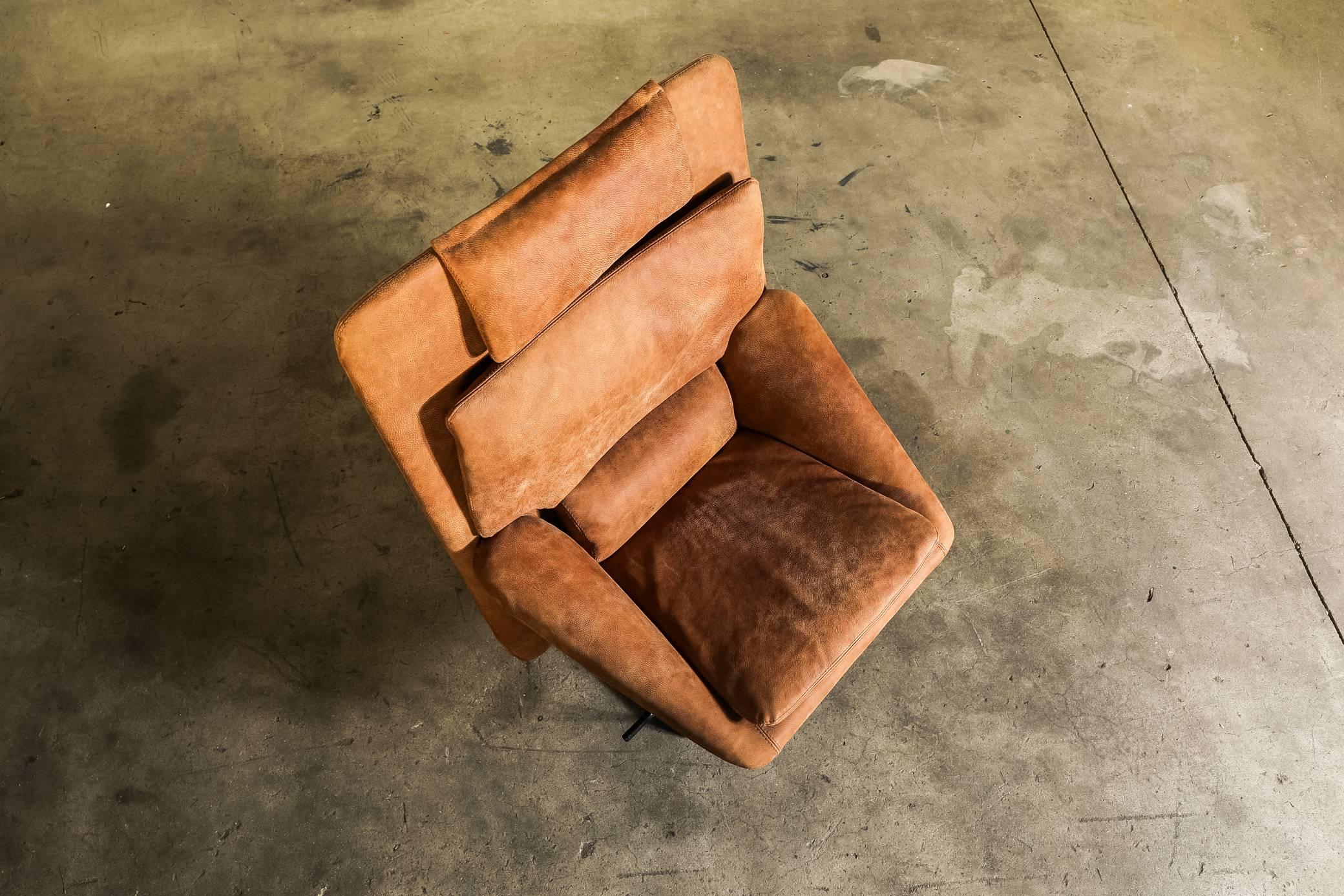 Mid-Century Modern 1970 Saporiti Lounge Chair