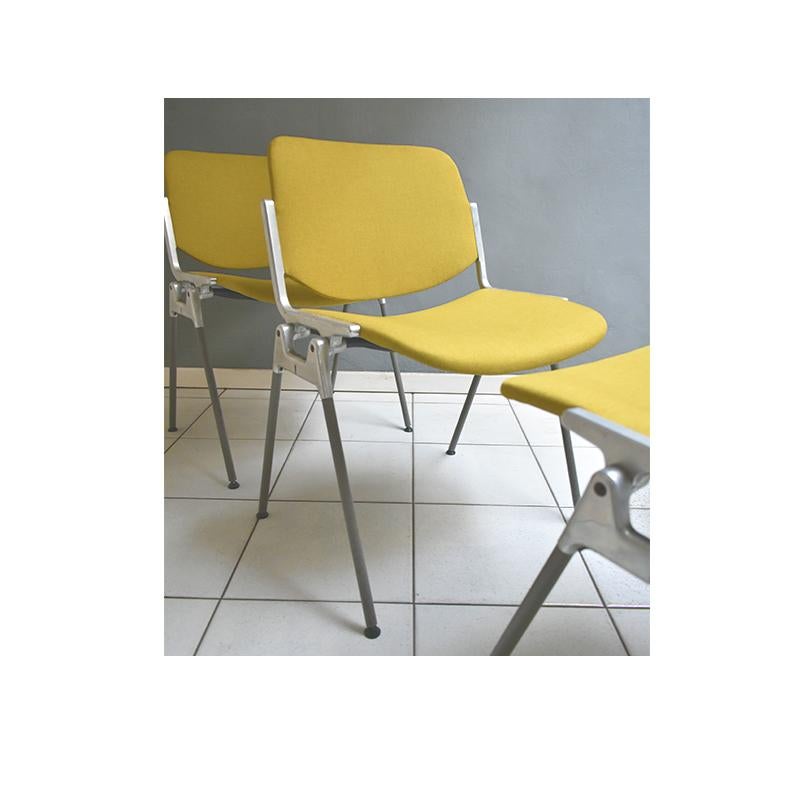1970 Set of 10 vintage DSC 106 chairs by Giancarlo Piretti for Anonima Castellli 3