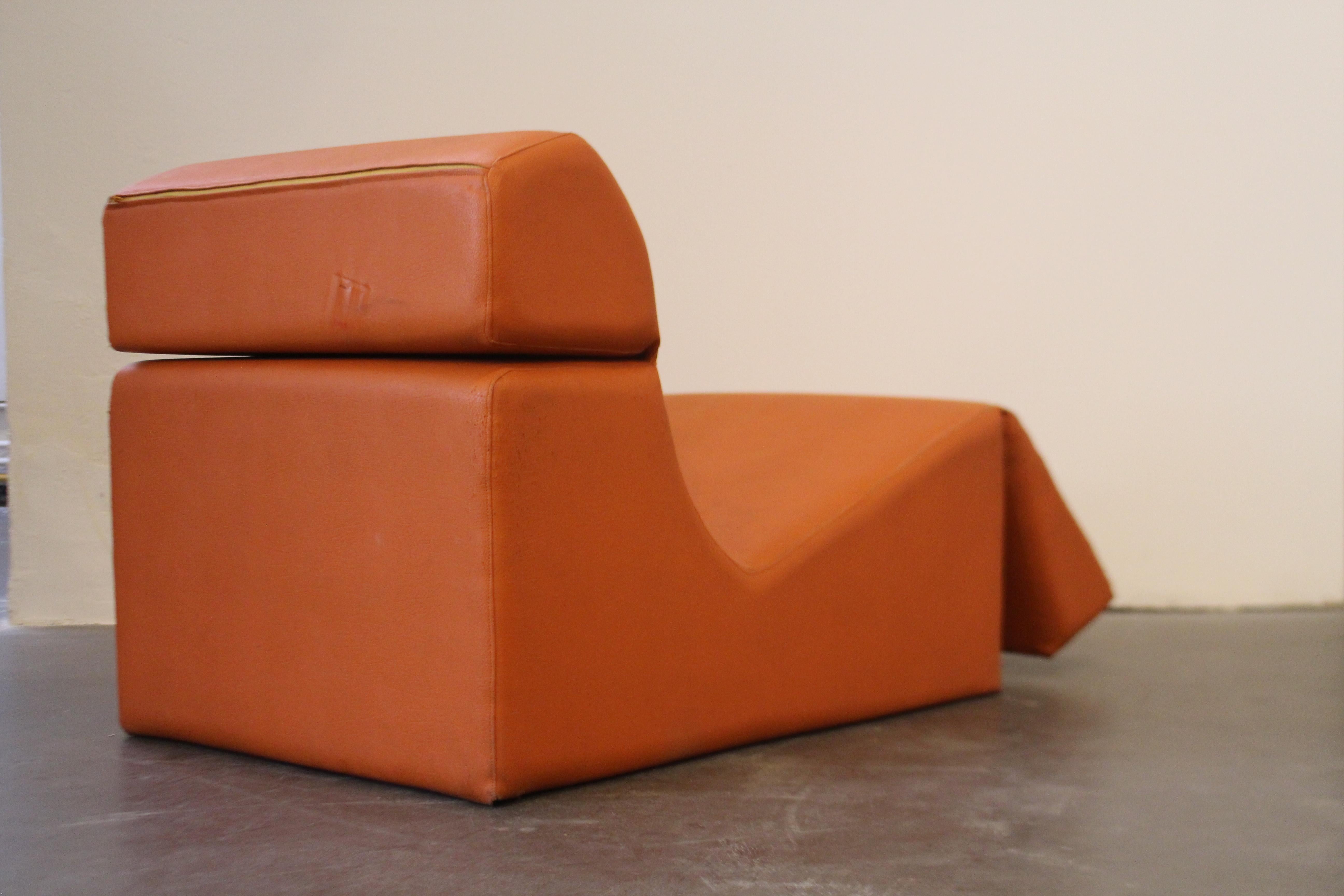 Appliqué 1970, Set of 2 Armchairs by Jean-Paul Barray