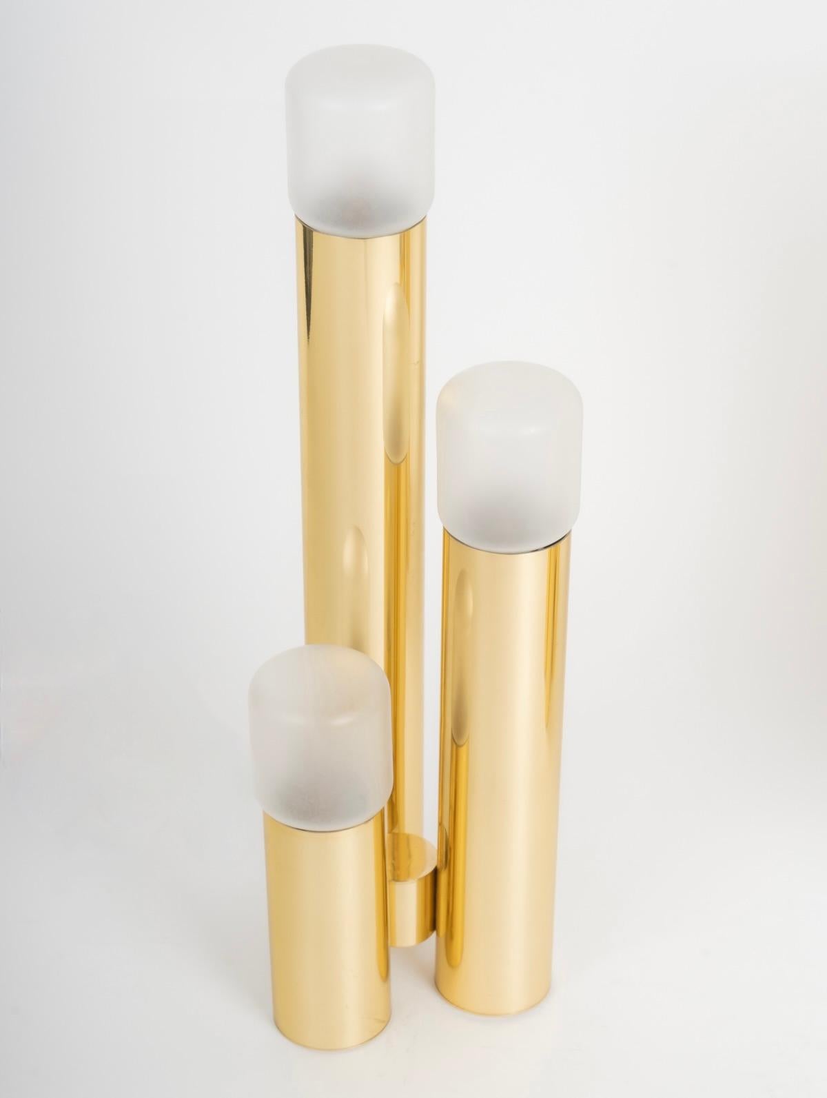 French 1970 Set of 2 lamps by Maison Roche