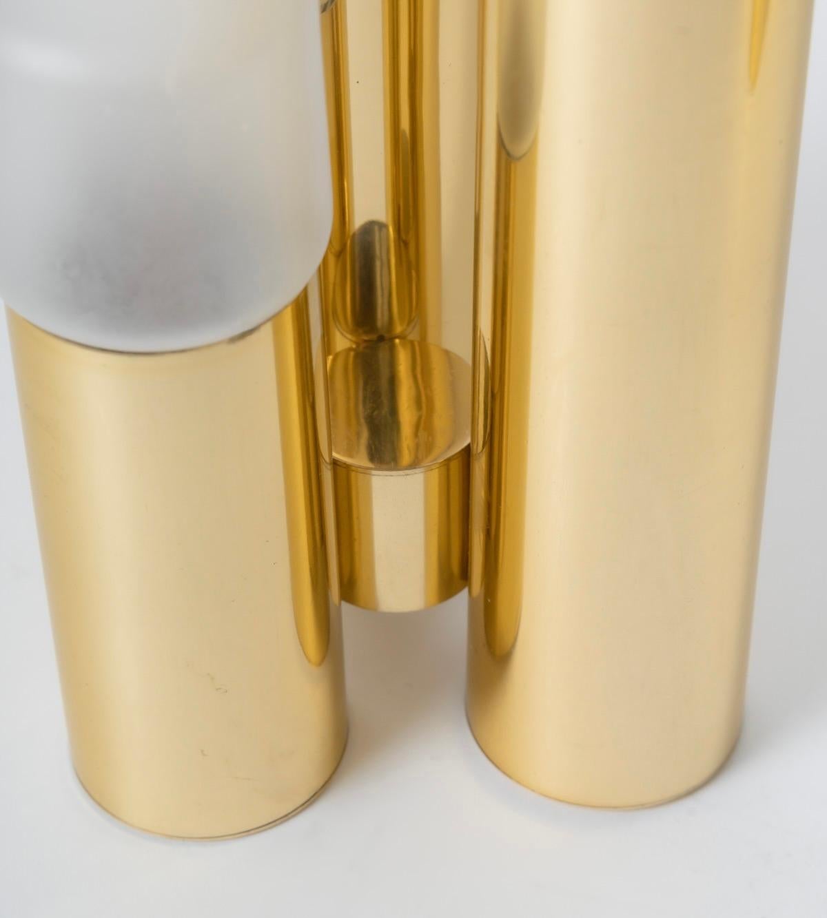 Brass 1970 Set of 2 lamps by Maison Roche