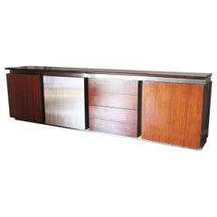 Mid-Century Modern, Italy, 1970 Stainless Steel Sideboard by Giotto Stoppino