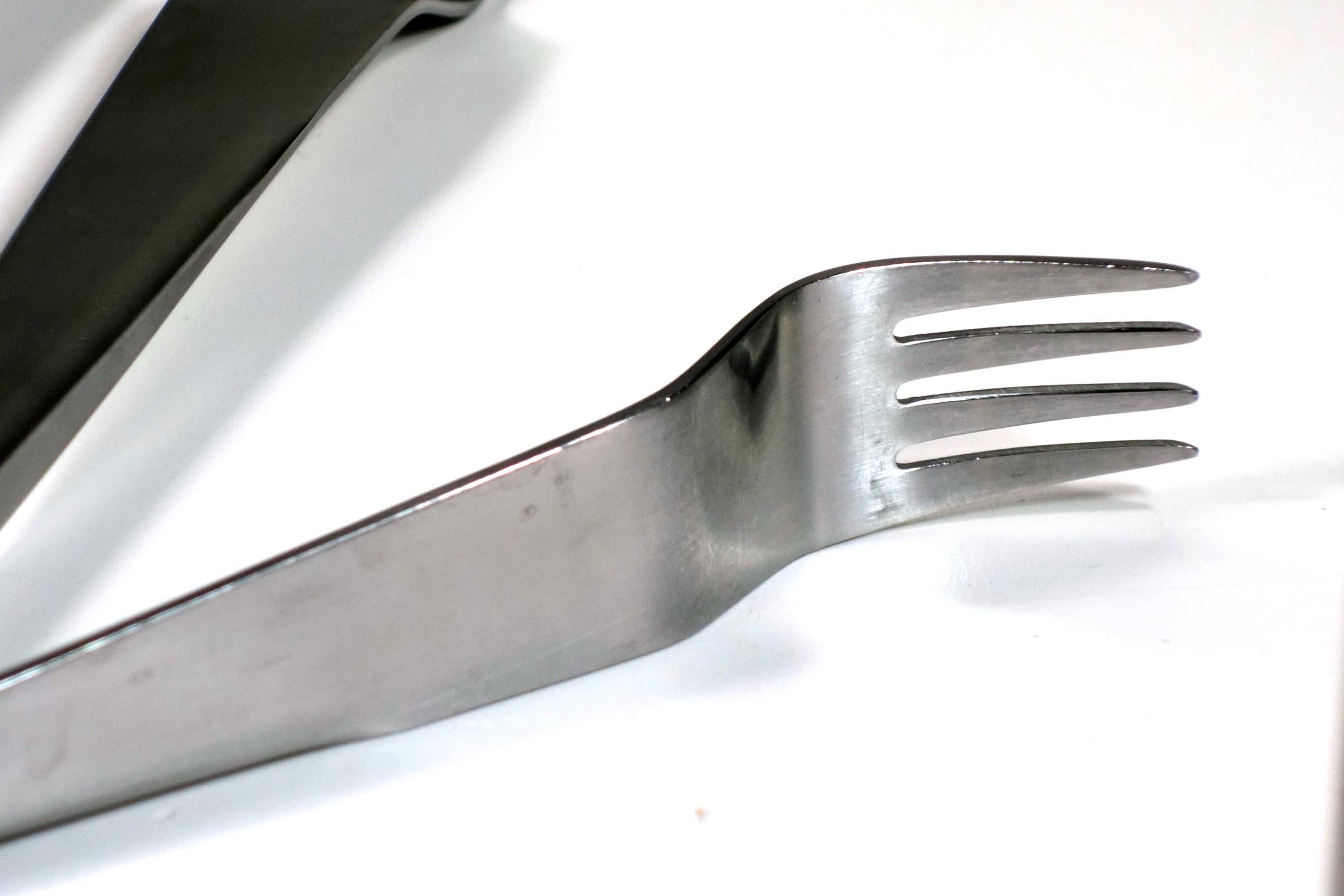 1970 Steel Inox Gottingen Italian Space Age Design Posate 18 pezzi in vendita 3