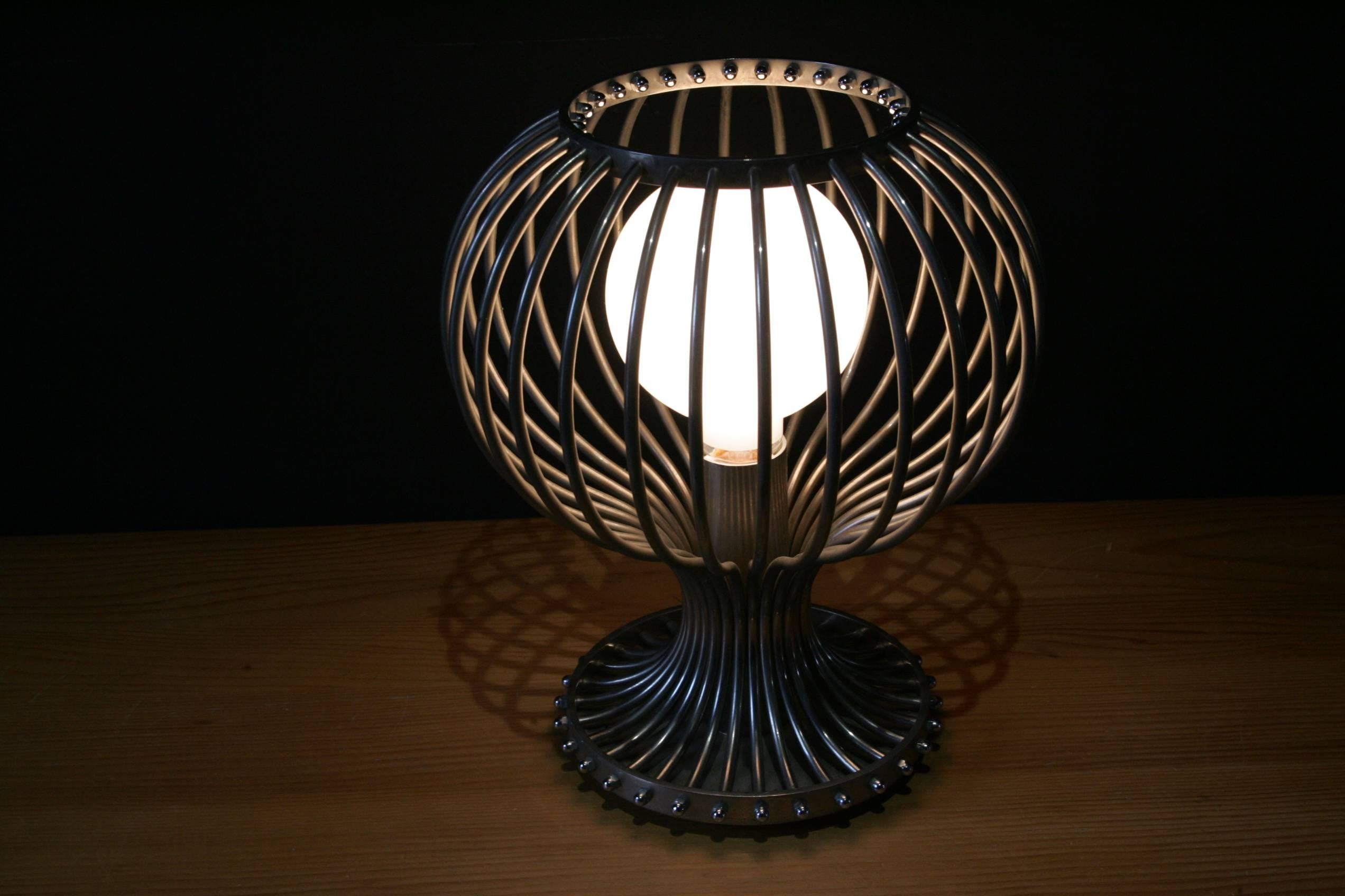Mid-Century Modern 1970 Steel Table Lamp For Sale