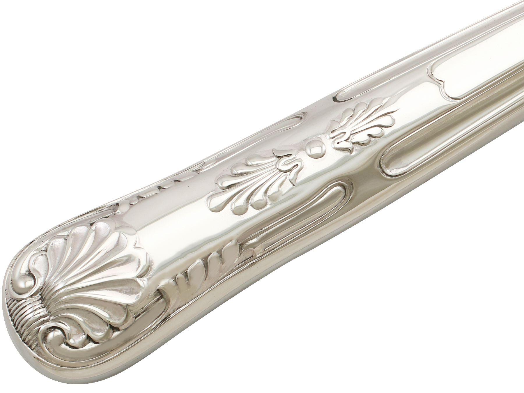 1970 Sterling Silver Canteen of Cutlery for Eight Persons 10