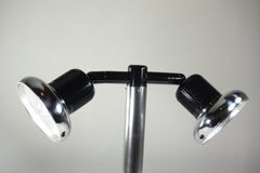 1970 Stilnovo Gae Aulenti Castiglioni Italian Design Black Adjustable Table Lamp