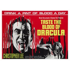 1970 Koste das Blut von Dracula Original Vintage Poster