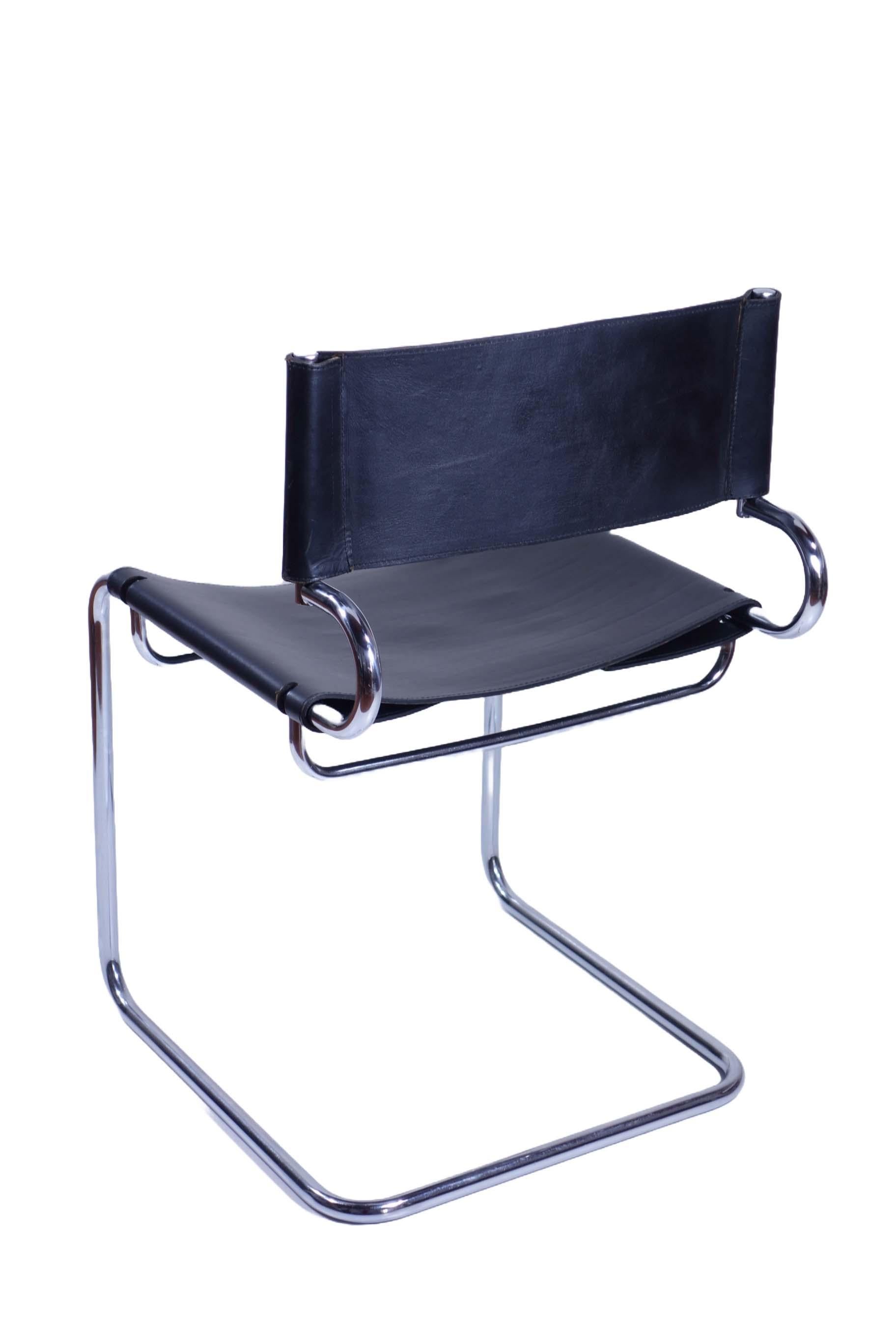 Late 20th Century 1970 Terry Luigi Saccardo Arrmet Space Age Italian Design Black Leather Chairs For Sale