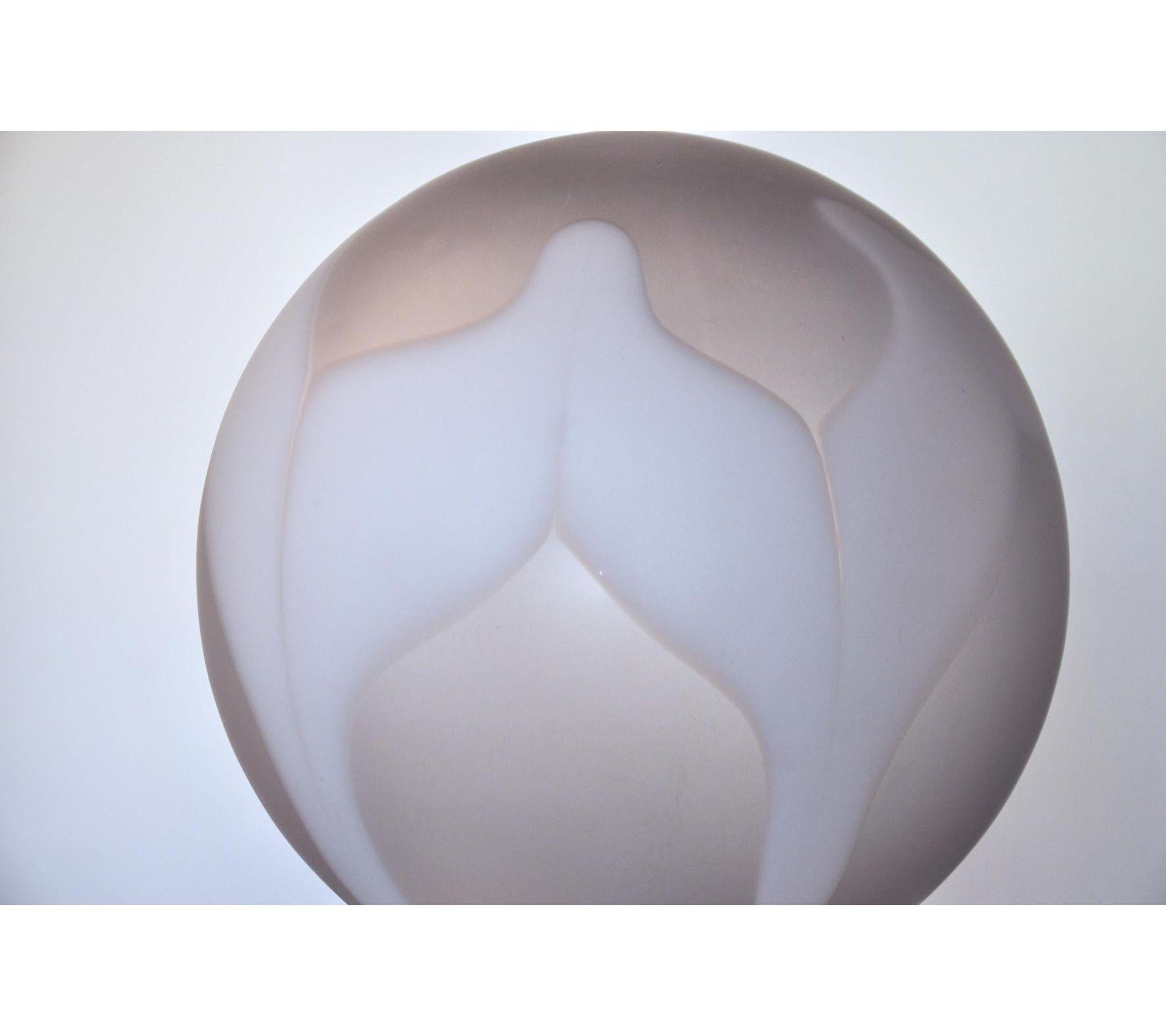 1970 Toni Zuccheri Murano Globe Table Lamp, Italy In Good Condition For Sale In BARCELONA, ES