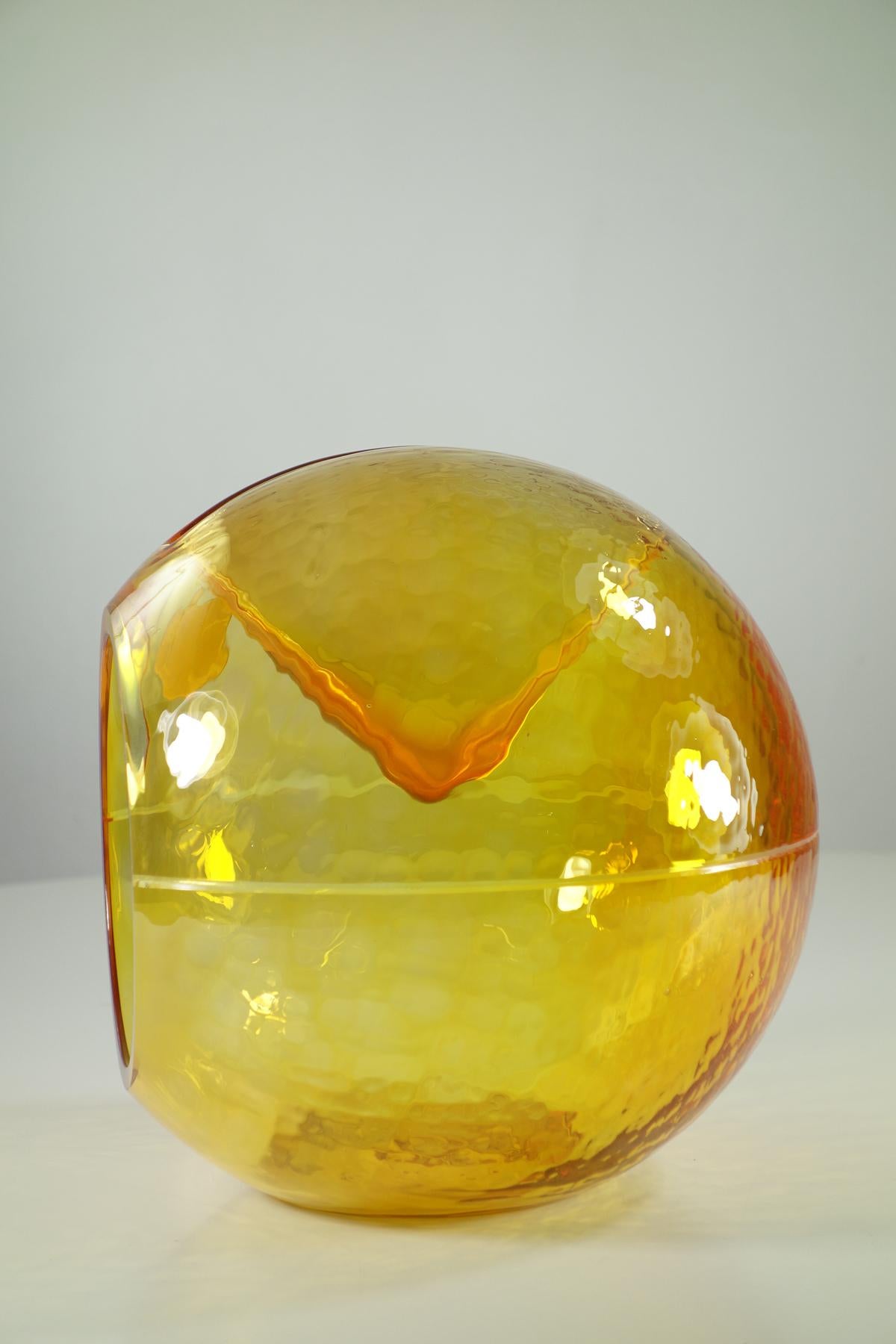 Italiano 1970 Toni Zuccheri VeArt Design italiano A Space Age Scultura in vetro di Murano in vendita