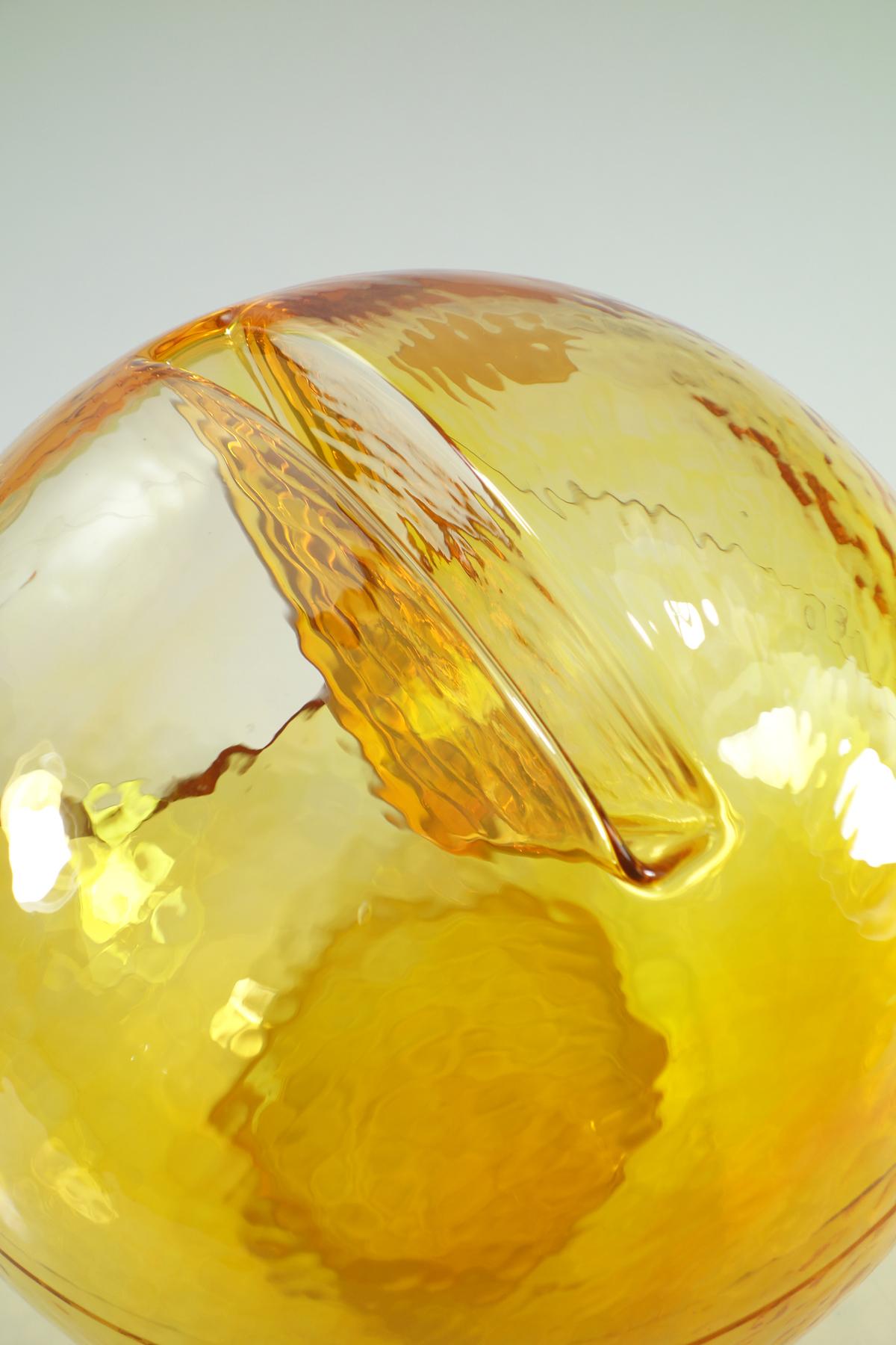 Vetro di Murano 1970 Toni Zuccheri VeArt Design italiano A Space Age Scultura in vetro di Murano in vendita