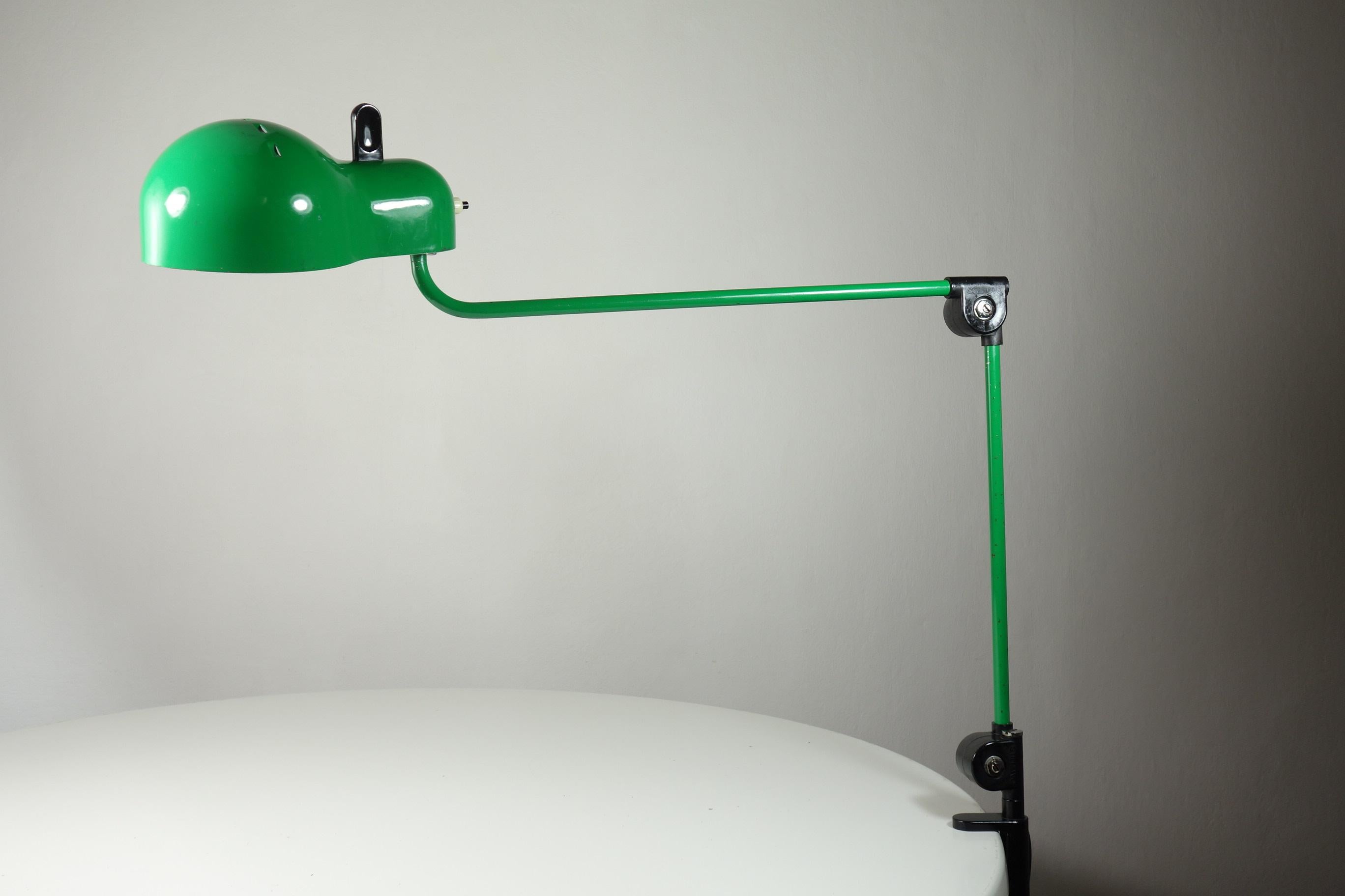 Table de bureau verte vintage Topo Joe Colombo Stilnovo, 1970 en vente 1