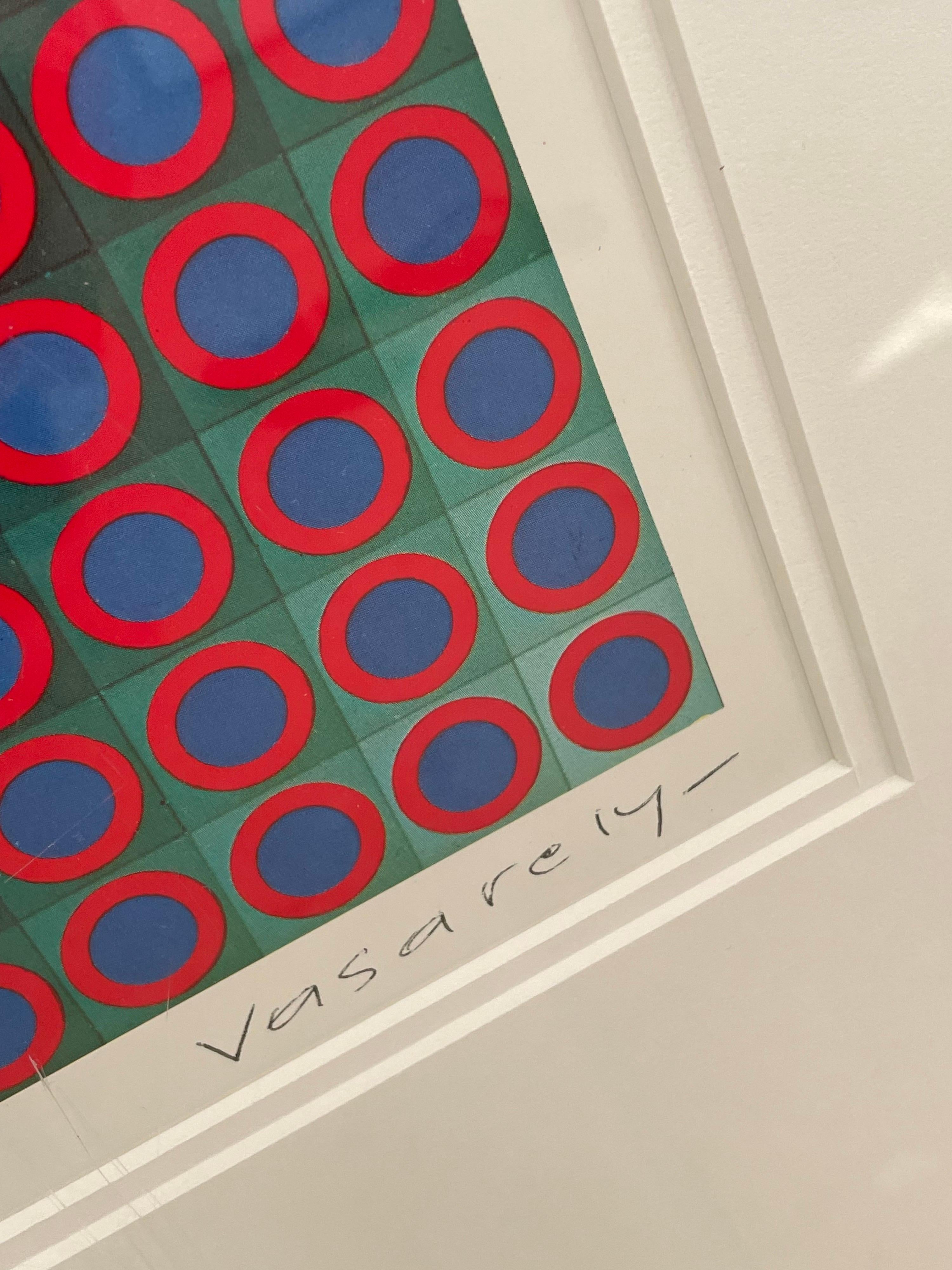 1970 Vasarely Serigraph In Good Condition In Chicago, IL