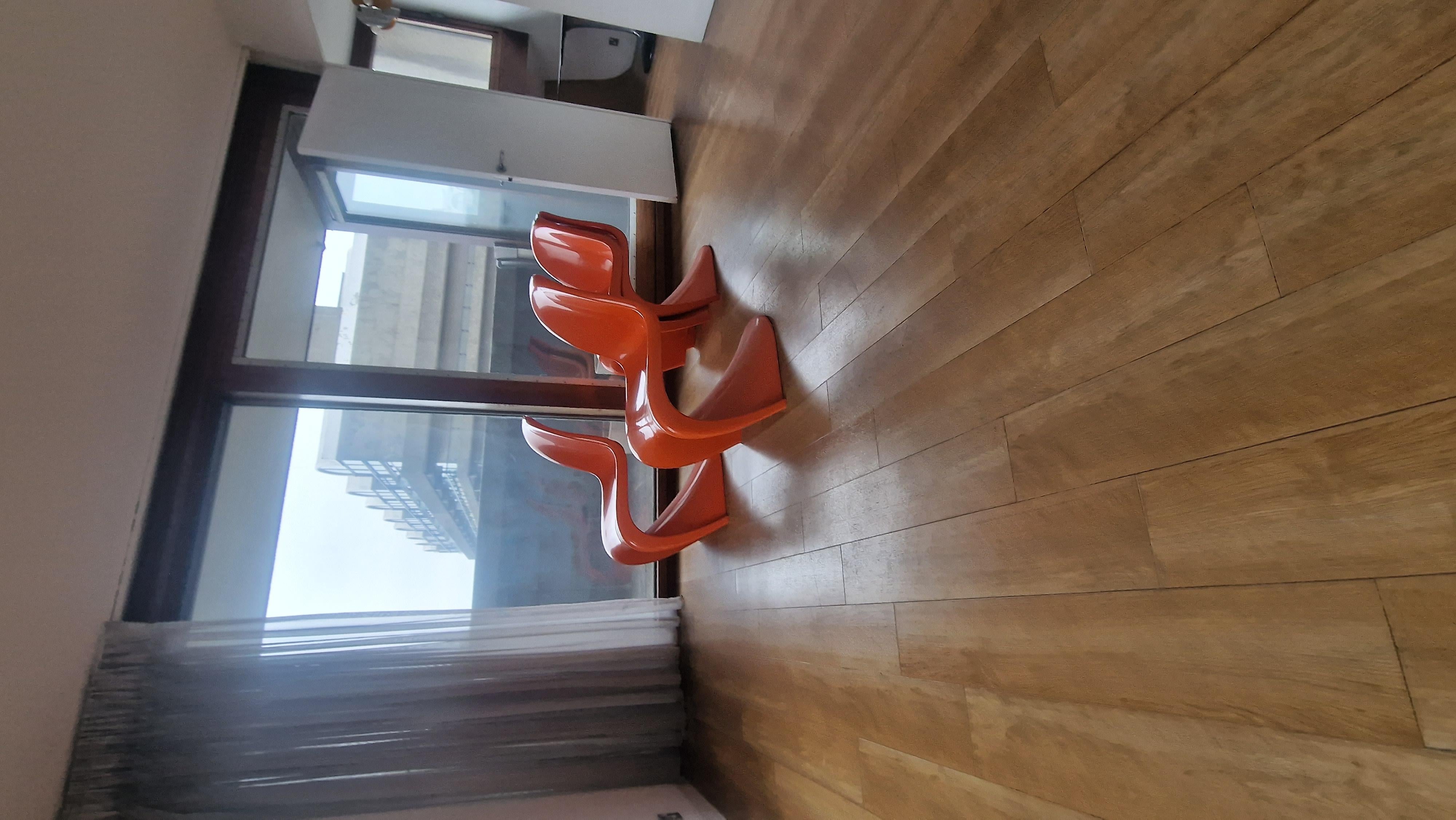 Dutch 1970 Verner Panton chairs for Herman Miller For Sale