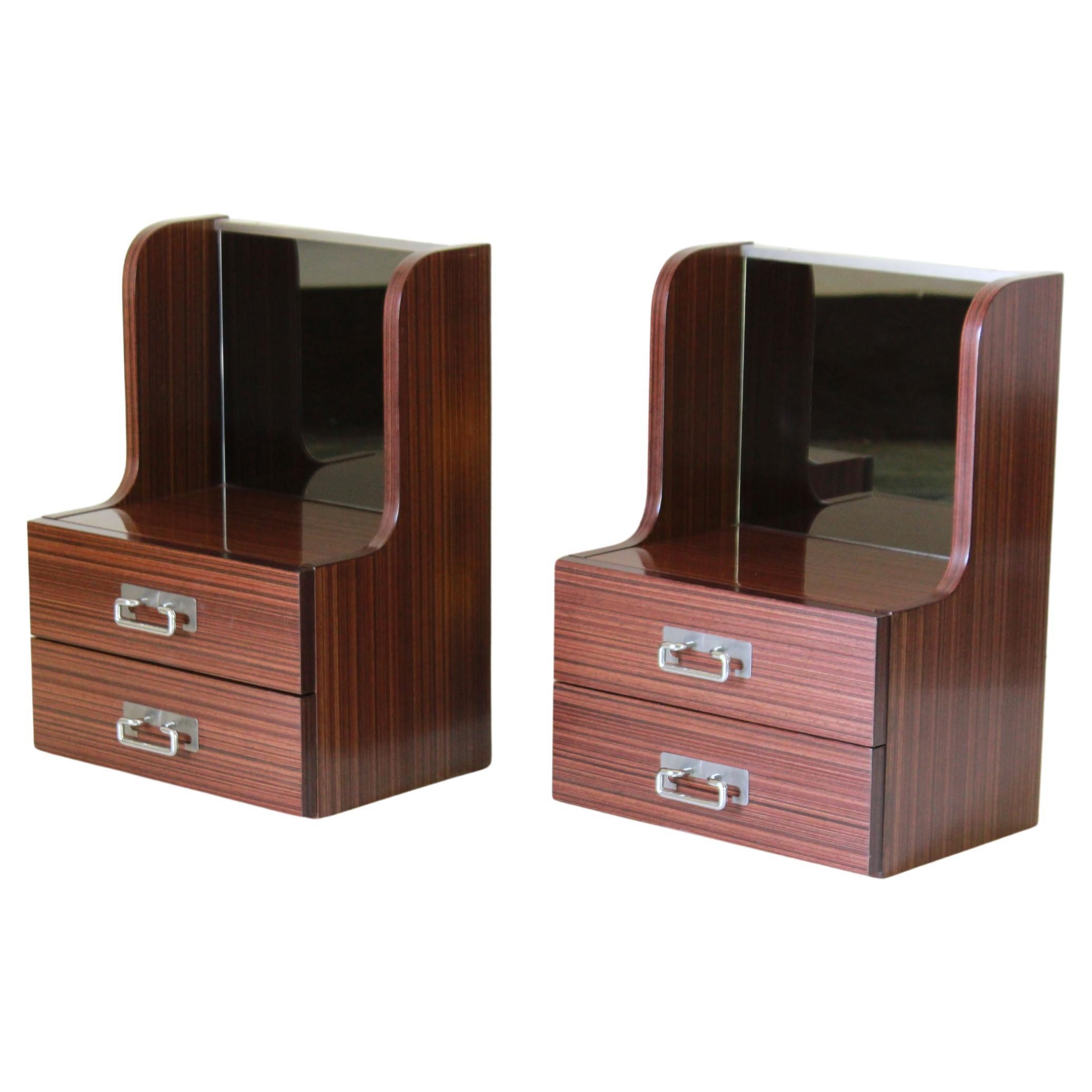 Tavolini da letto Vintage By 1970, set di due
