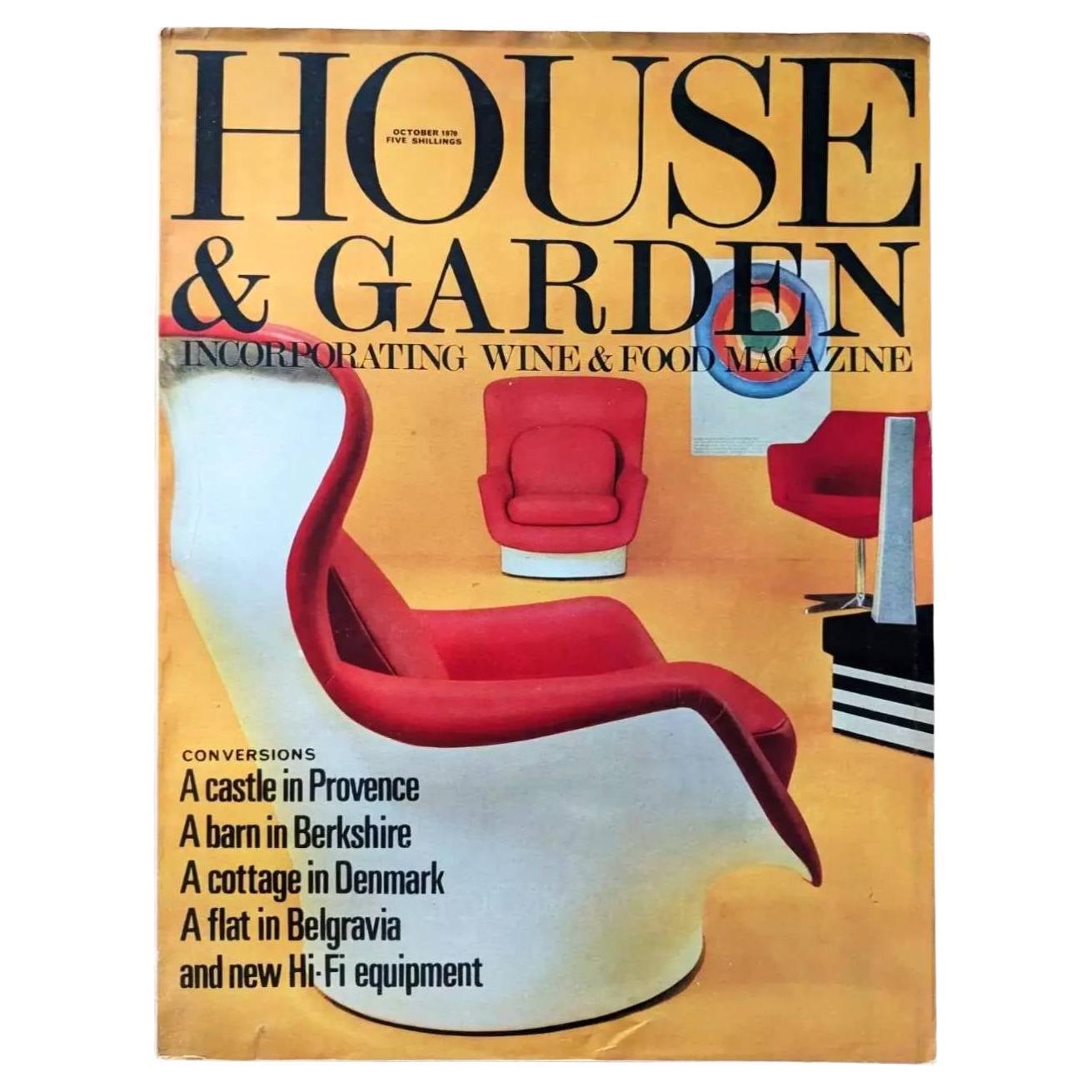 1970 Vintage House & Garden Magazine "Numero dell'anno dedicato alla decorazione".