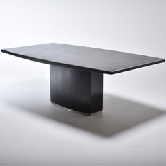 Mid-Century Modern, 1970s, Willy Rizzo Elliptical Granite Dining Room Table