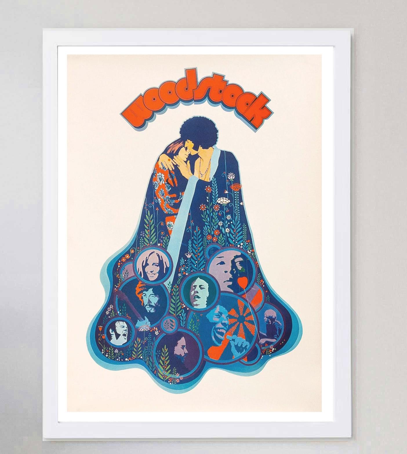 Original Vintage-Poster, Woodstock, 1970 (Ende des 20. Jahrhunderts) im Angebot