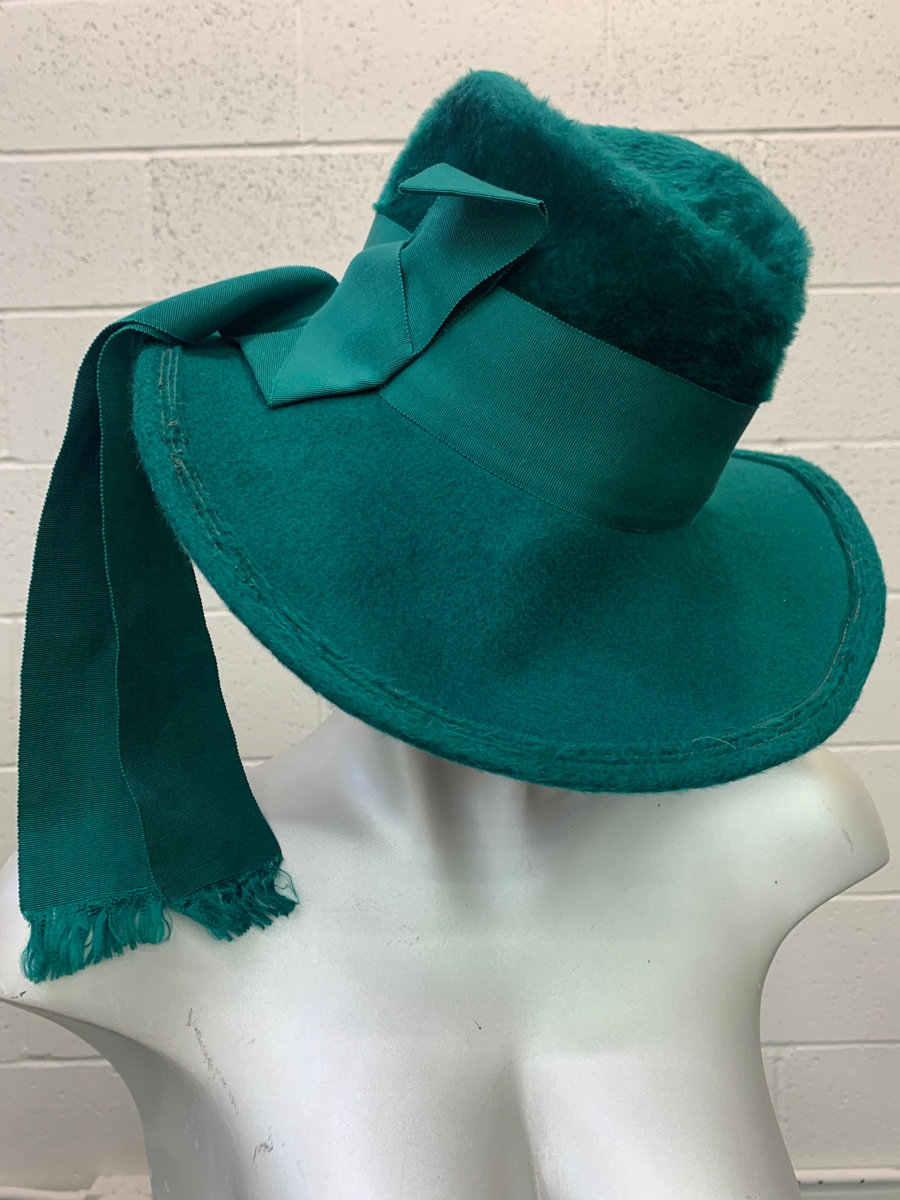 emerald green fedora hat