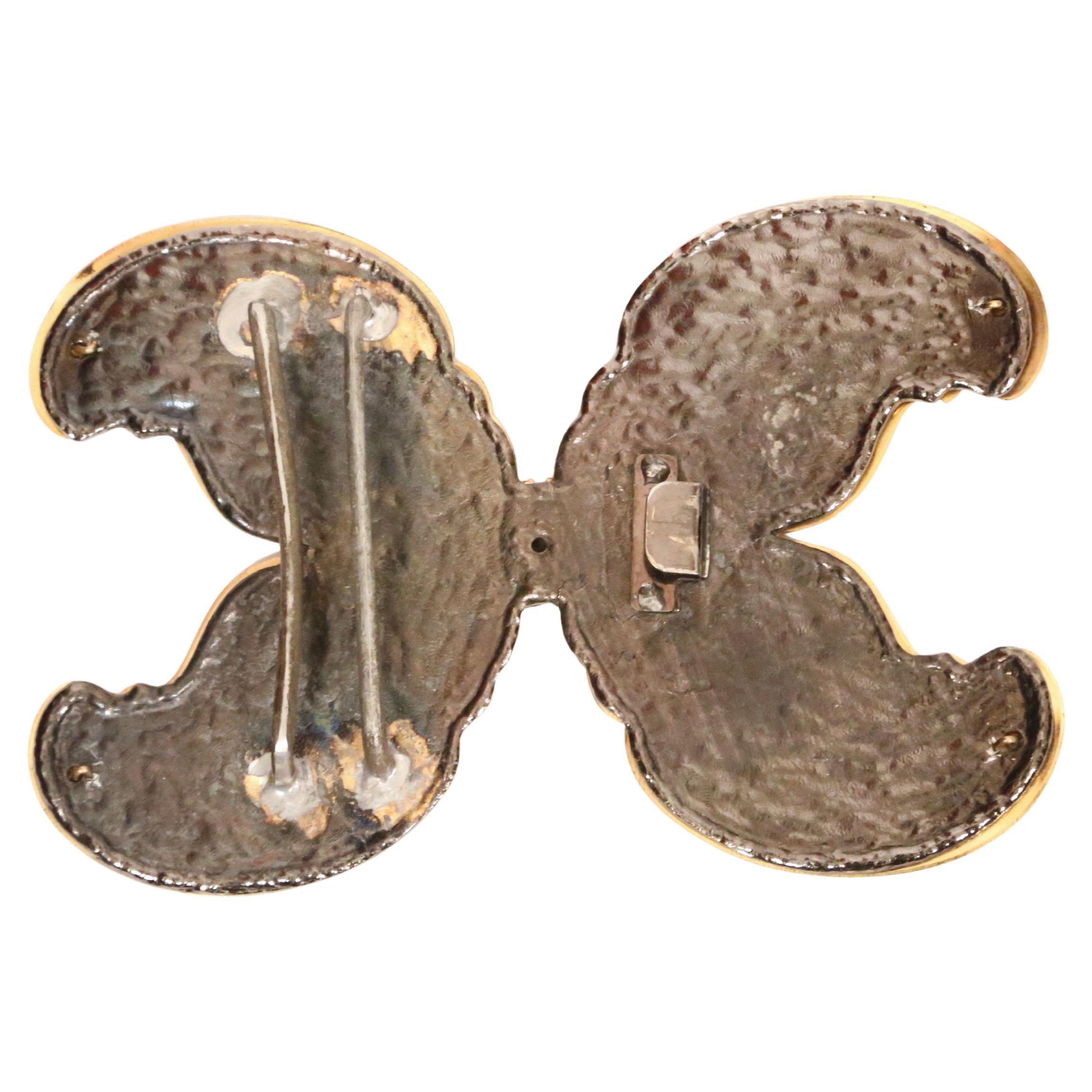 1970 YVES SAINT LAURENT RUNWAY butterfly belt en Bueno estado para la venta en San Fransisco, CA