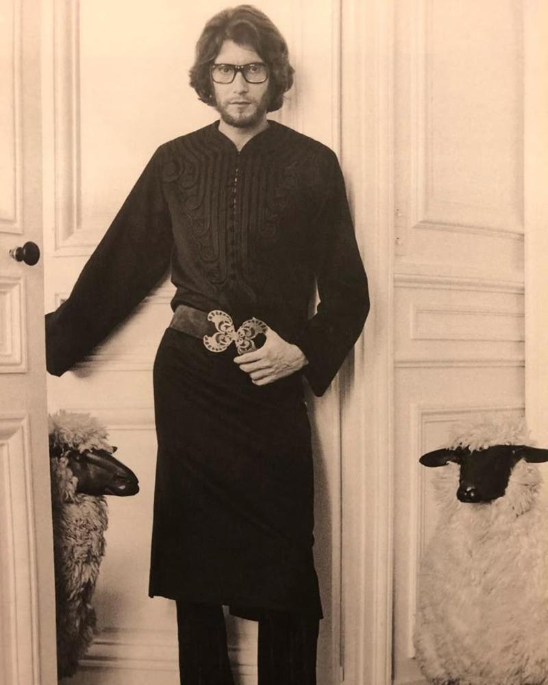 1970 YVES SAINT LAURENT RUNWAY butterfly belt en venta 4